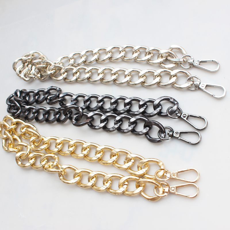 Luxury Bags With Silver Hardware - 30cm Bags Chain Metal Thick Replacement