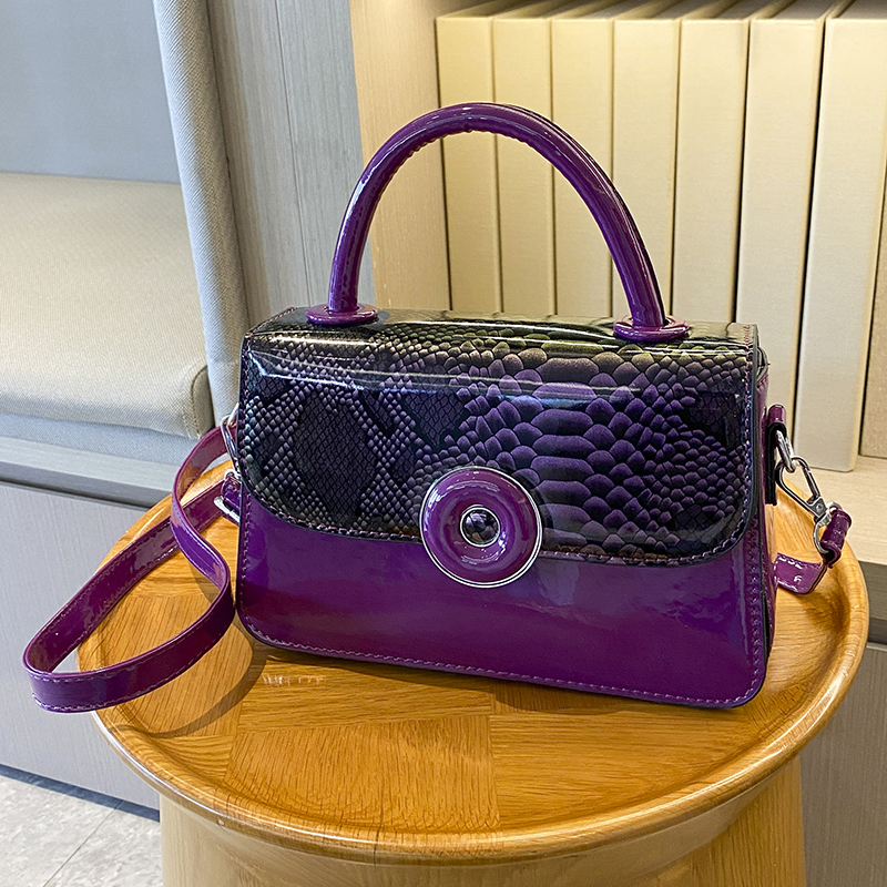Mini Small Square Bag Luxury P – обзор и цена Top Handle Patent Bag