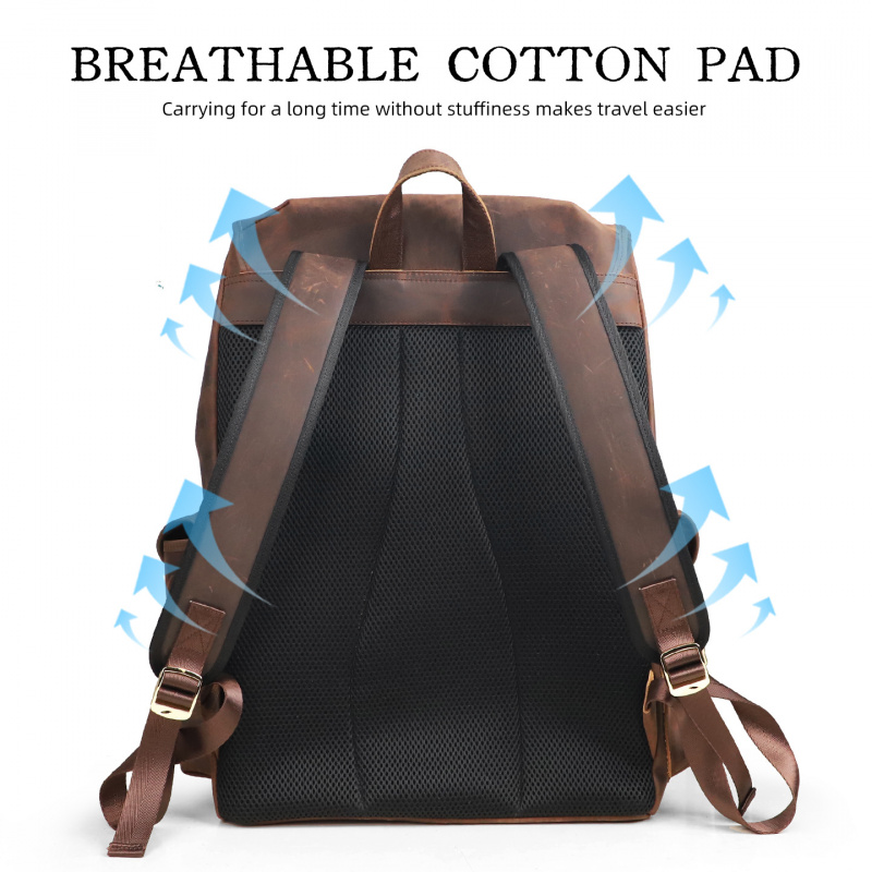 New Arrivals Leather Backpack  – обзор и цена Genuine Leather Backpack