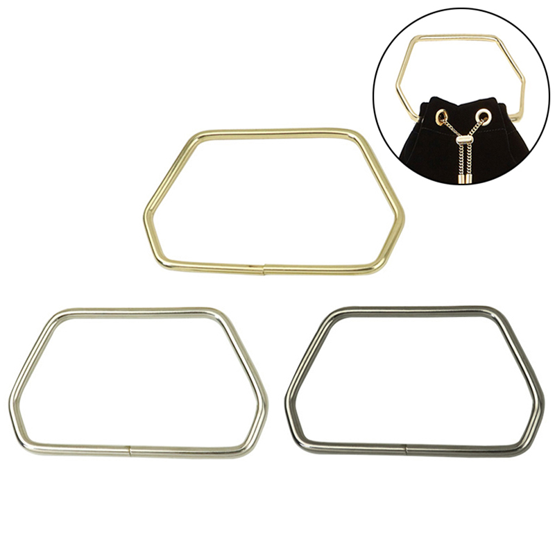 11.7CM Hexagonal Trapezoid Met – обзор и цена Luxury Bags With Silver Hardware