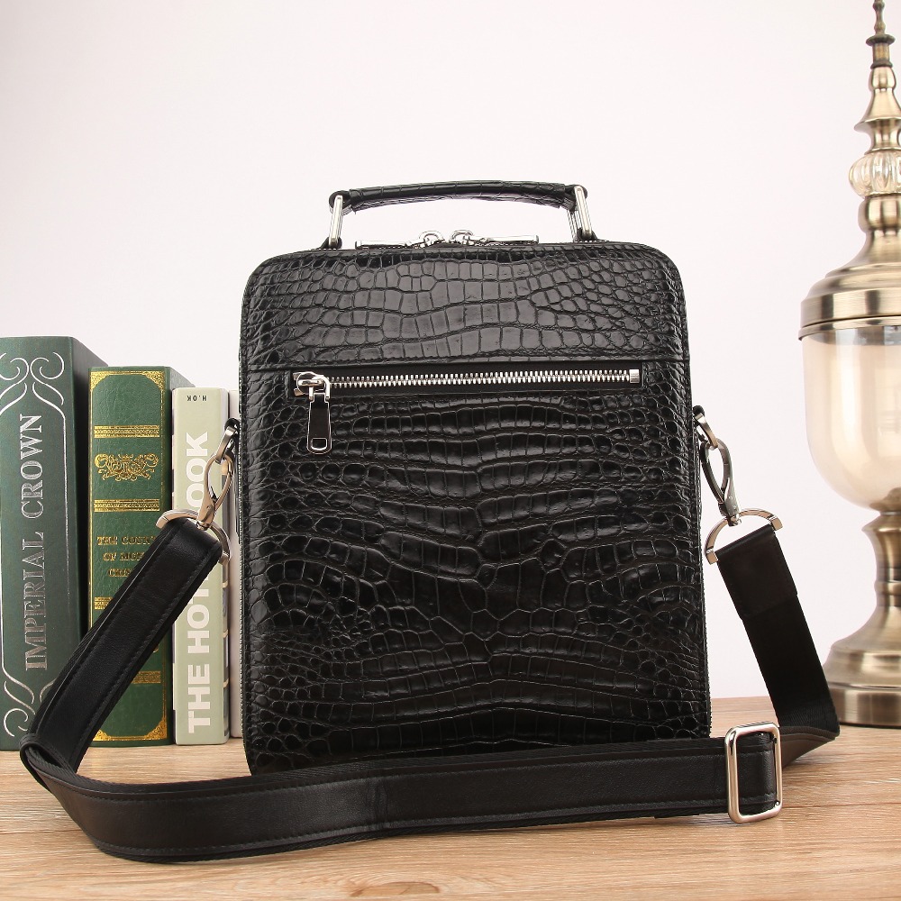 Hot luxury quality Men's Genui – обзор и цена Luxury Bags With Silver Hardware