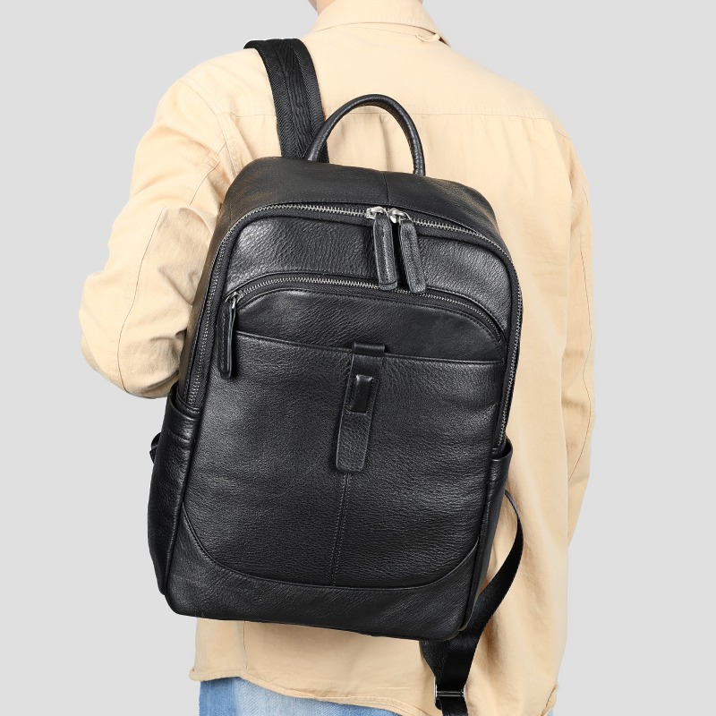 XZAN First Layer Cowhide Backp – обзор и цена Genuine Leather Backpack