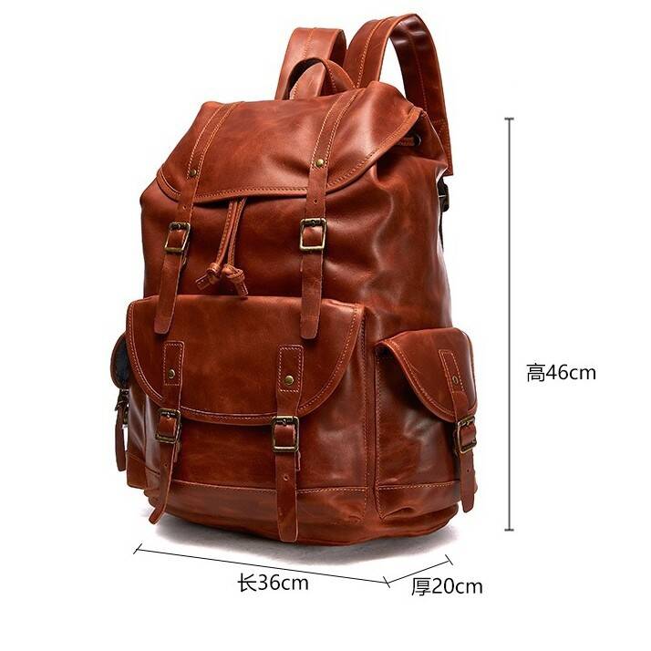 XZAN Men S Bags Fashion Europe – обзор и цена Genuine Leather Backpack