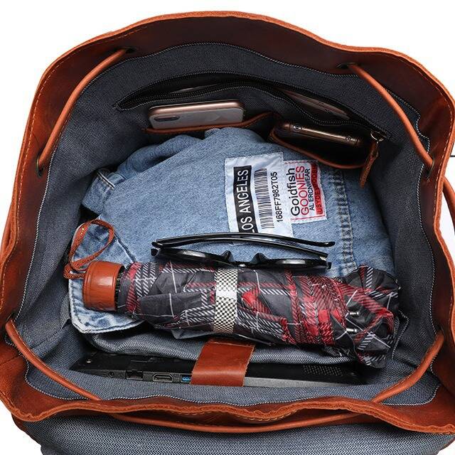 XZAN Men S Bags Fashion Europe – обзор и цена Genuine Leather Backpack