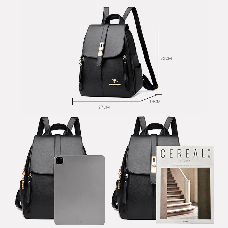 2024 Genuine Women Leather Bac – обзор и цена Genuine Leather Backpack