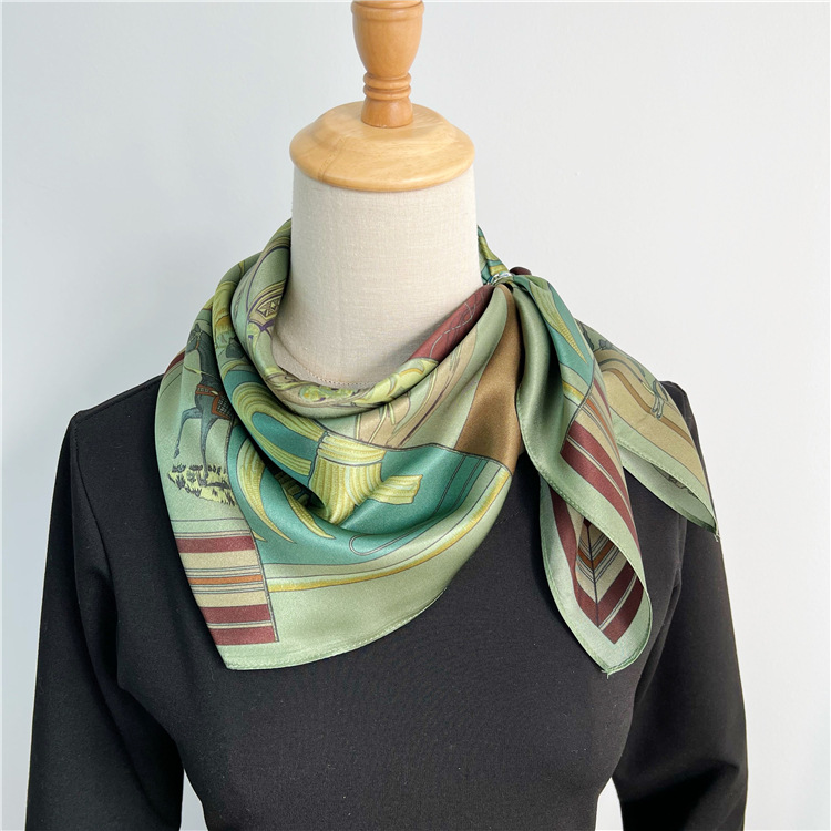 Small Mulberry Silk Scarf 65CM – обзор и цена Luxury Bags Green