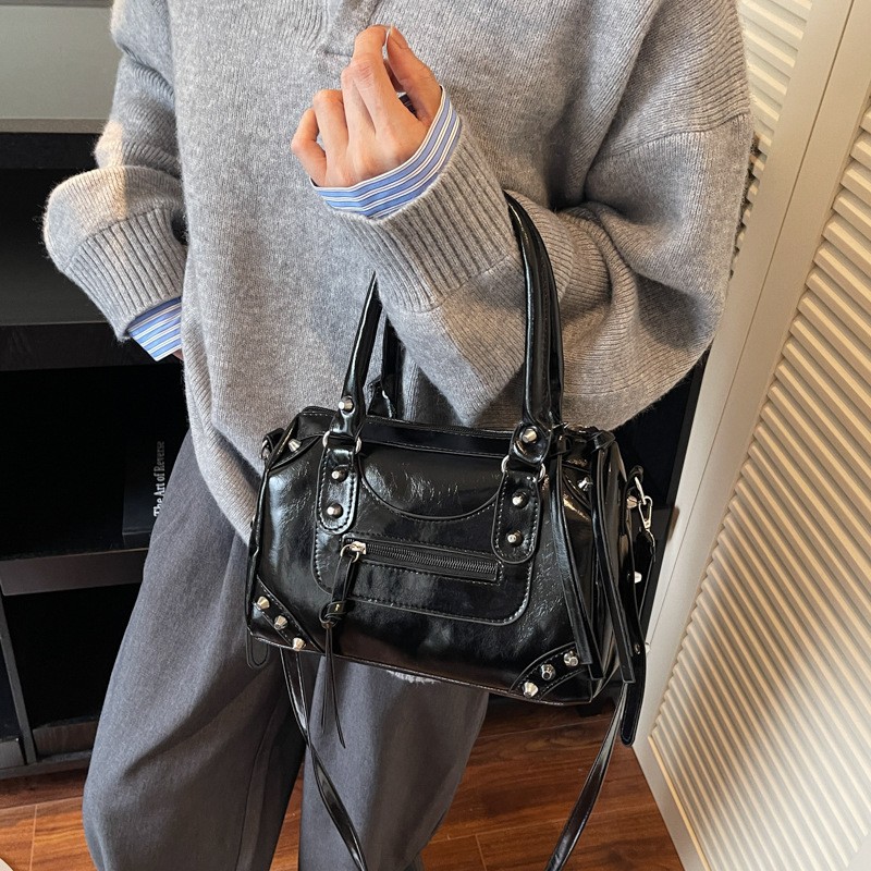 Stylish Patent Leather Handbag – обзор и цена Top Handle Patent Bag