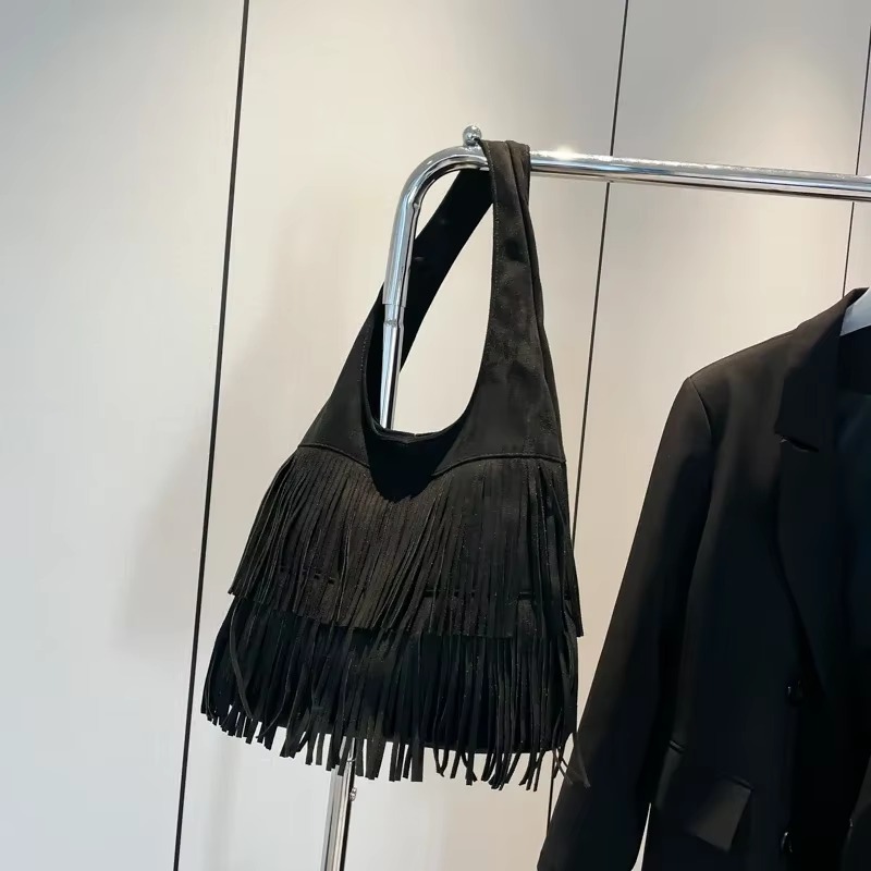 Faux Suede Tassel Shoulder Bag – обзор и цена Luxury Bags On Sales