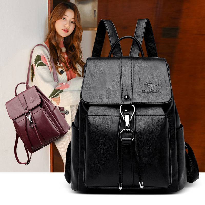Anti Theft Backpack Women Shou – обзор и цена Genuine Leather Backpack