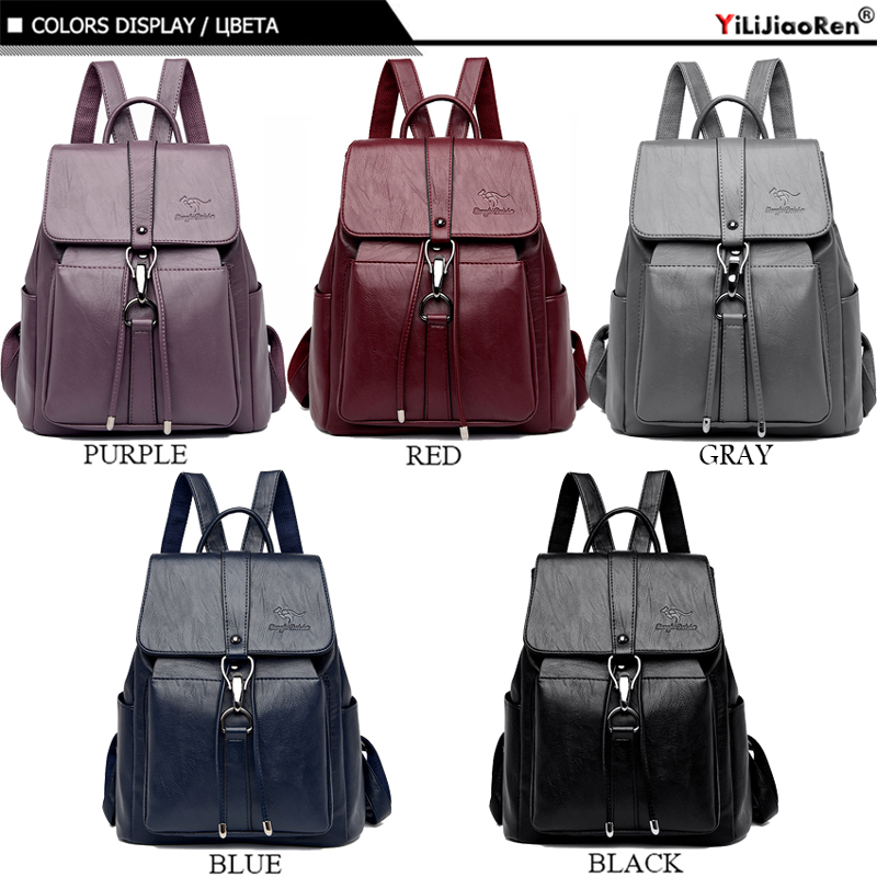 Anti Theft Backpack Women Shou – обзор и цена Genuine Leather Backpack