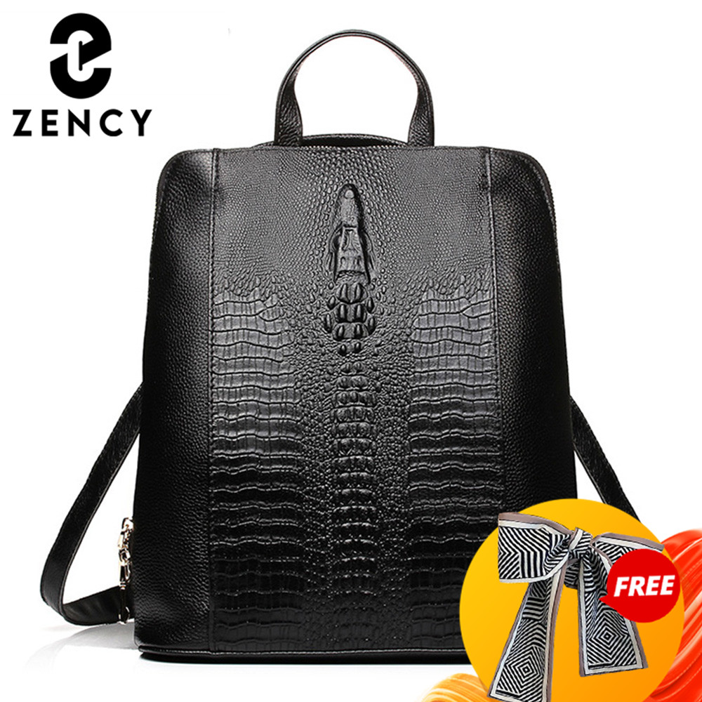 Zency 100% Genuine Leather Kna – обзор и цена Genuine Leather Backpack