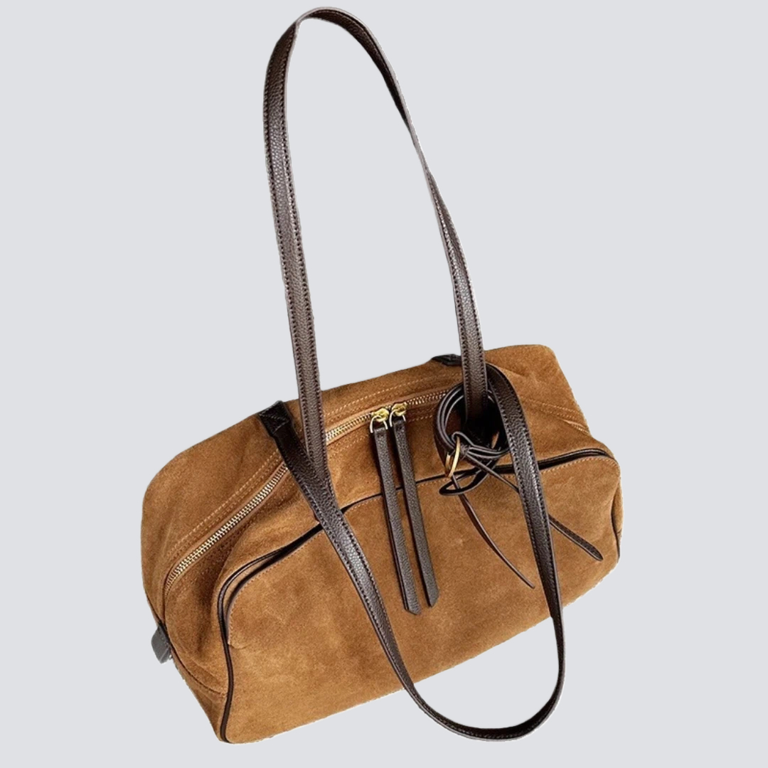 Suede Leather Womens Shoulder  – обзор и цена Luxury Bags Office