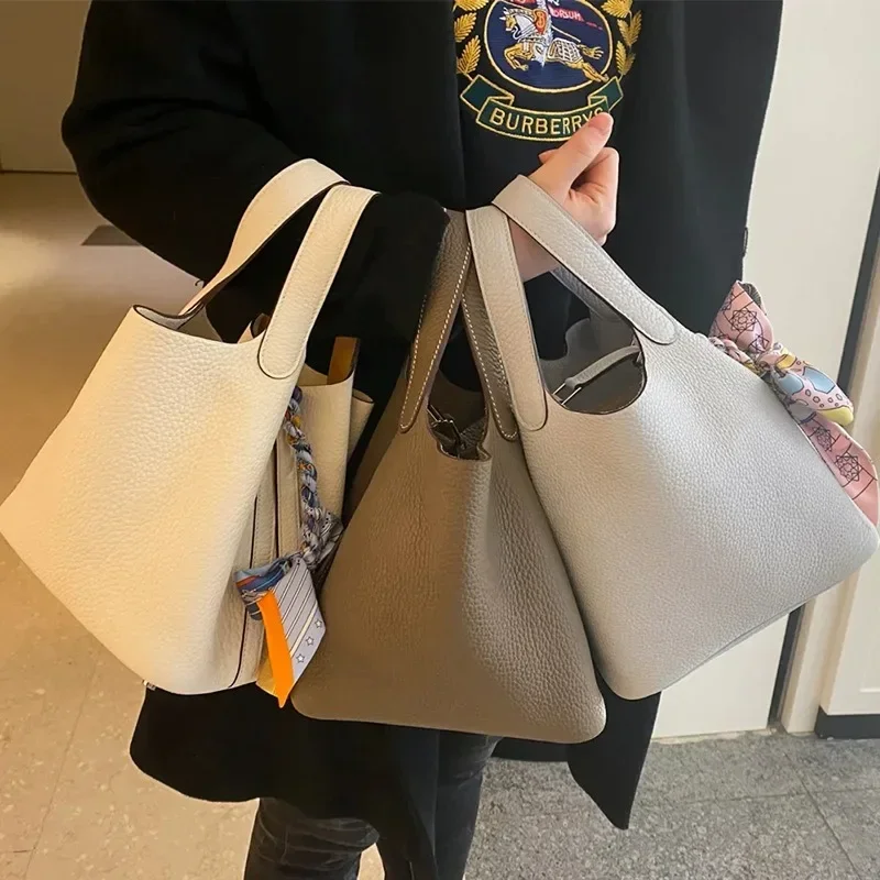 2023 New Contrast Color Cowhid – обзор и цена Luxury Bags Office