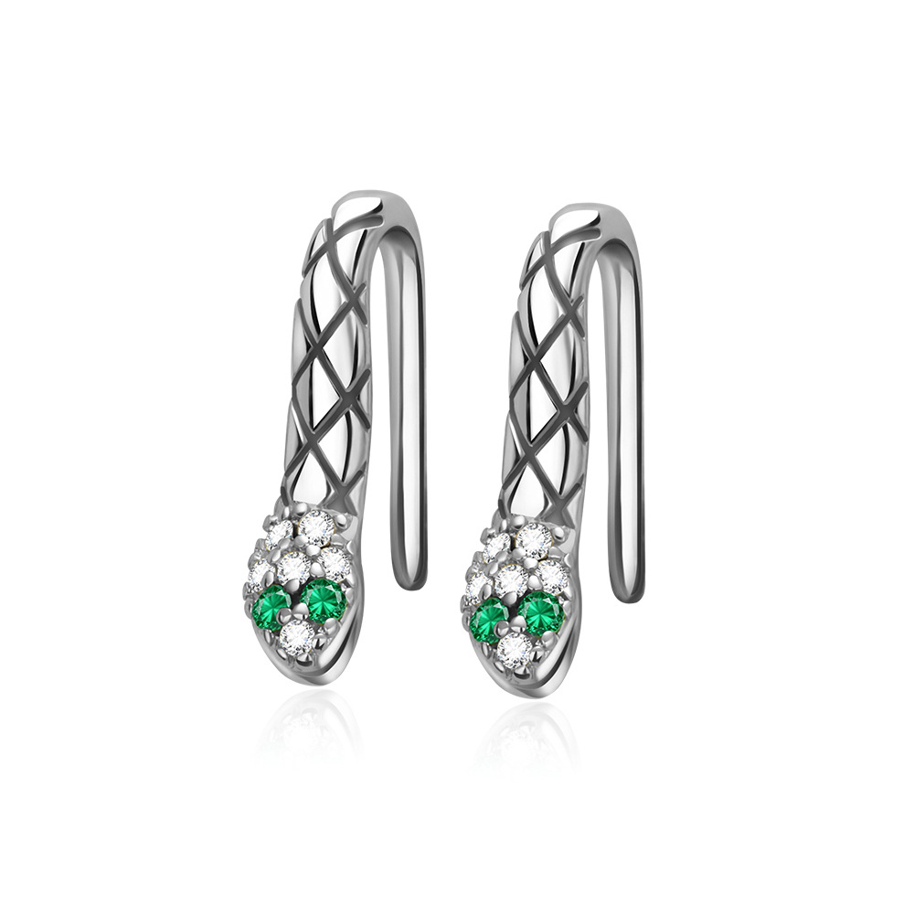 Gold Plated Green Cz Snake Ear – обзор и цена Luxury Bags Cz
