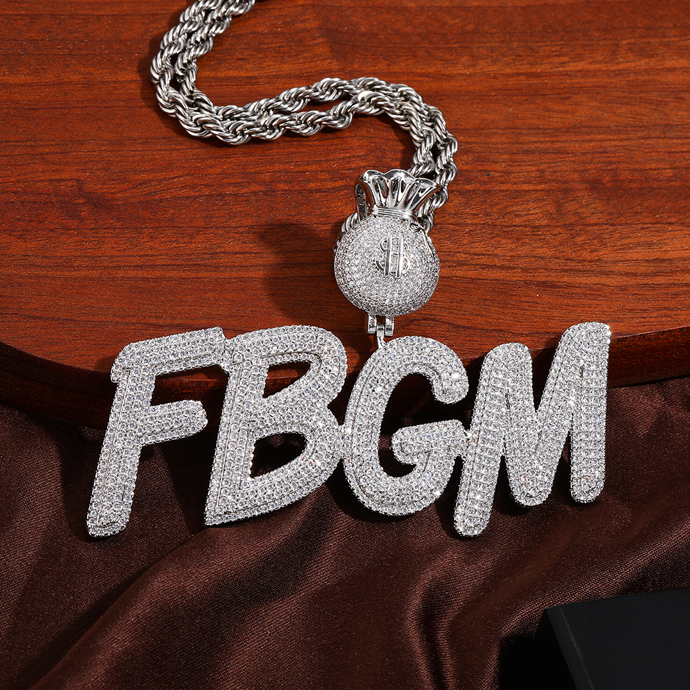 Customized Name Pendant Bling  – обзор и цена Luxury Bags Cz