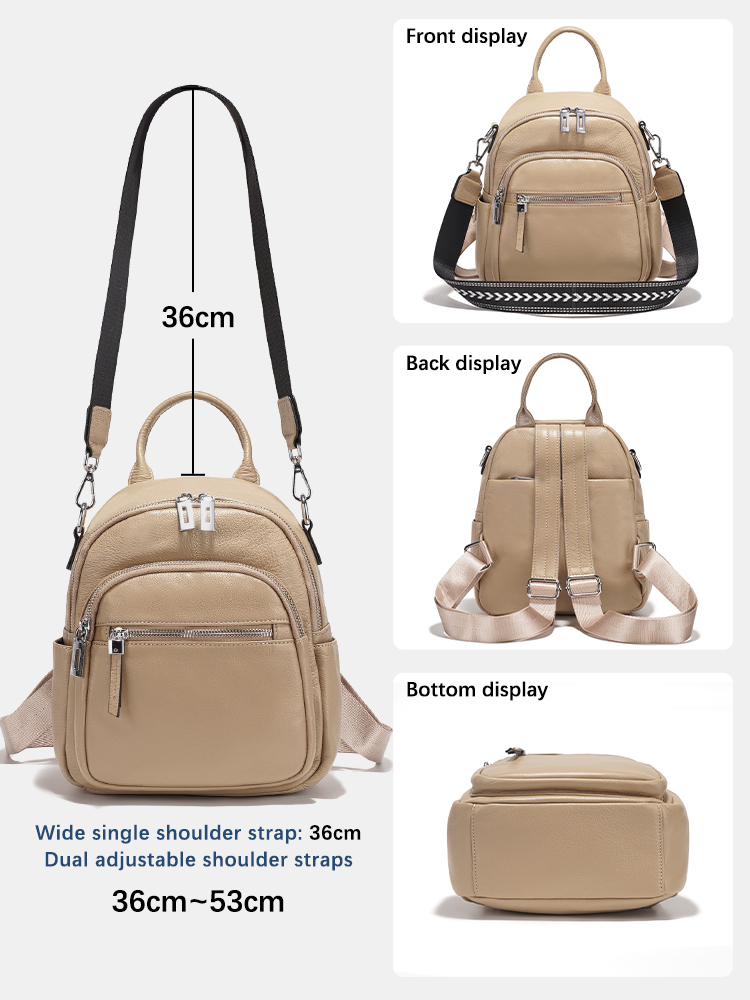Zency Genuine Leather Small Ba – обзор и цена Genuine Leather Backpack