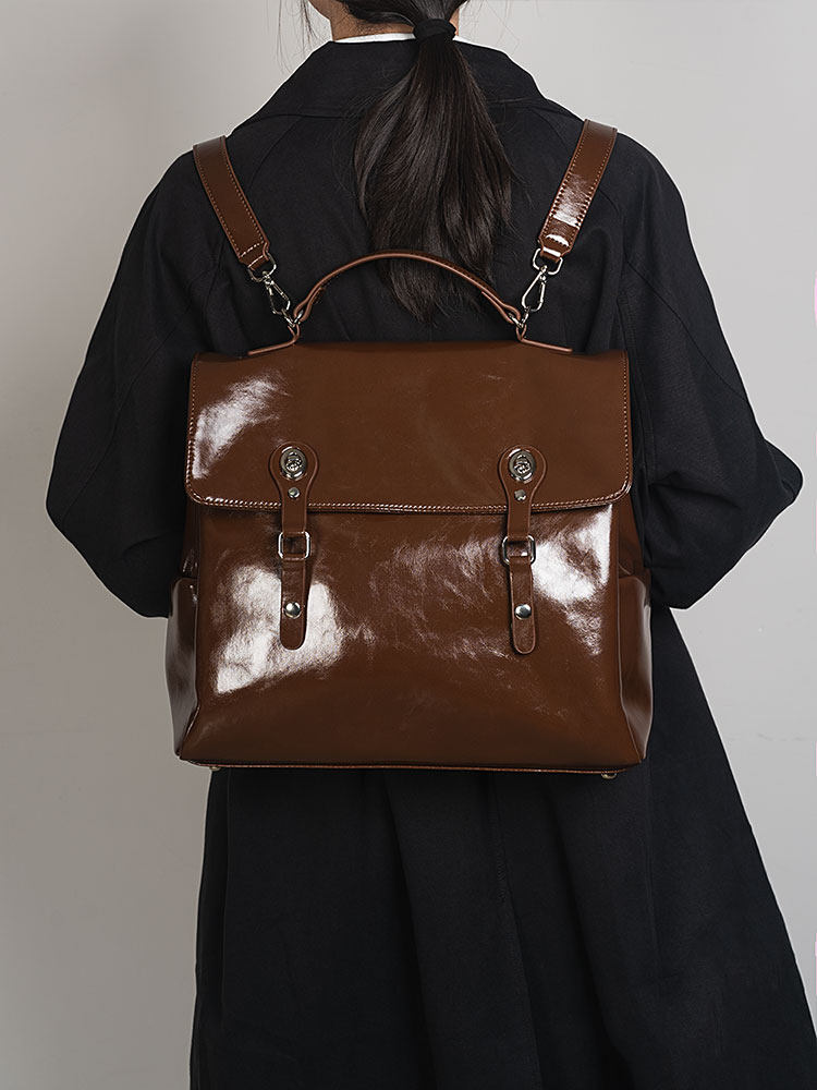 2026 Fashion New College Style – обзор и цена Top Handle Patent Bag