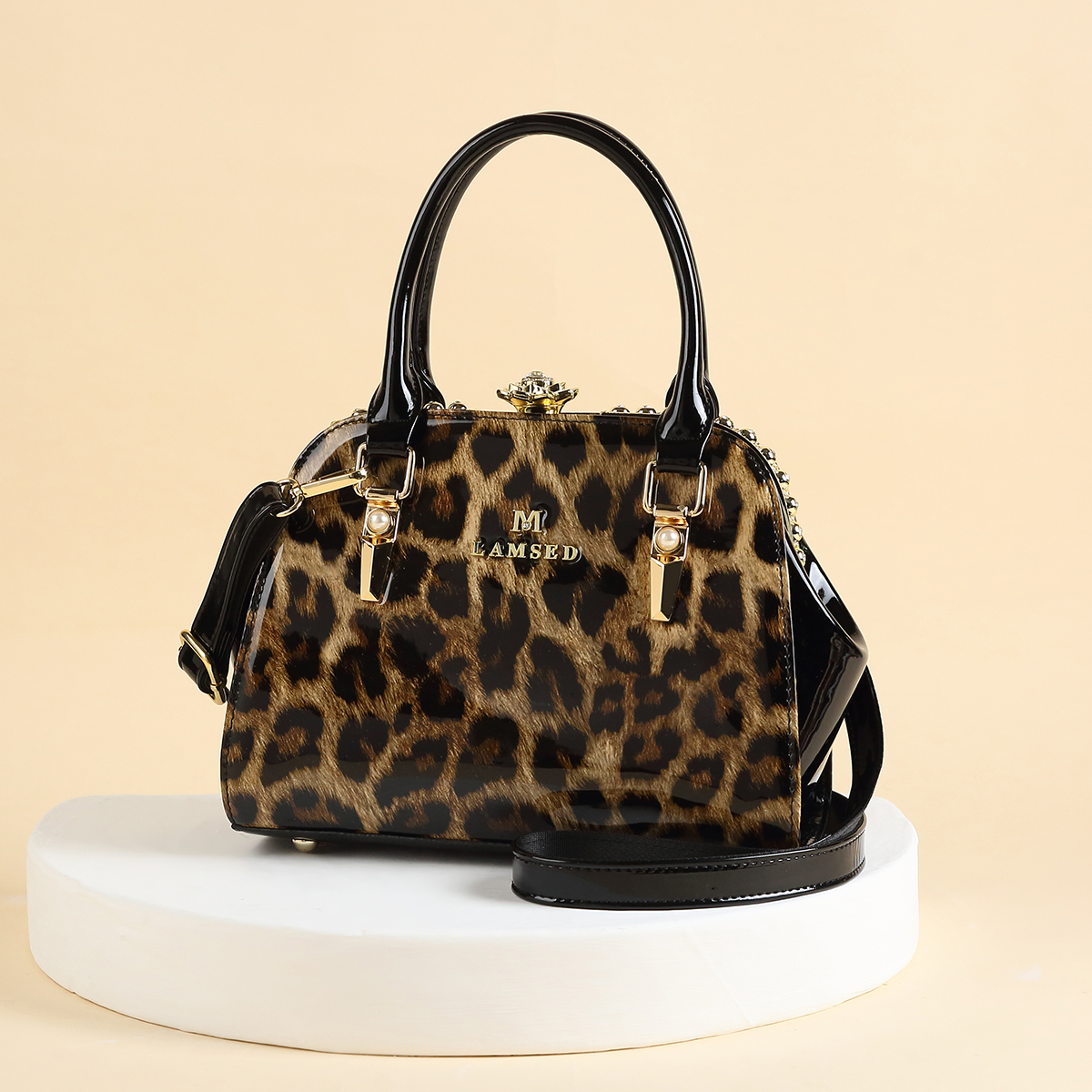 Glamorous Glossy Patent Satche – обзор и цена Top Handle Patent Bag