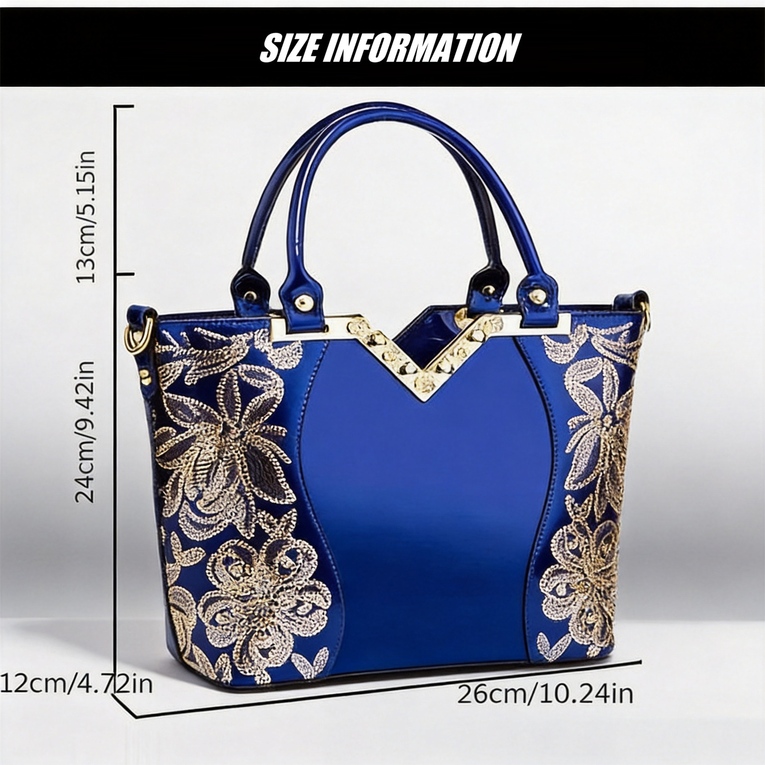 Luxury Crocodile Embossed Shel – обзор и цена Top Handle Patent Bag