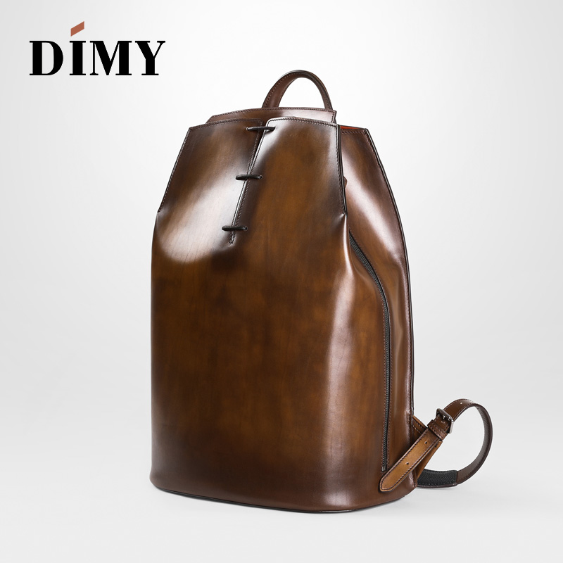 DIMY 2025 new men's genuine le – обзор и цена Genuine Leather Backpack