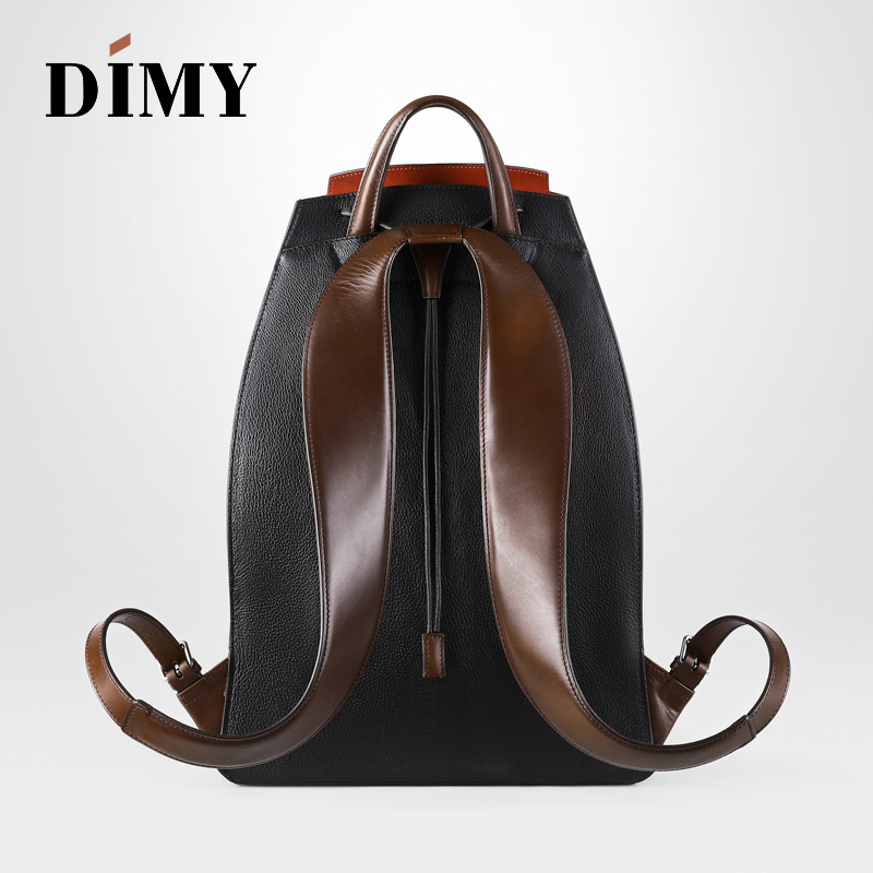 DIMY 2025 new men's genuine le – обзор и цена Genuine Leather Backpack