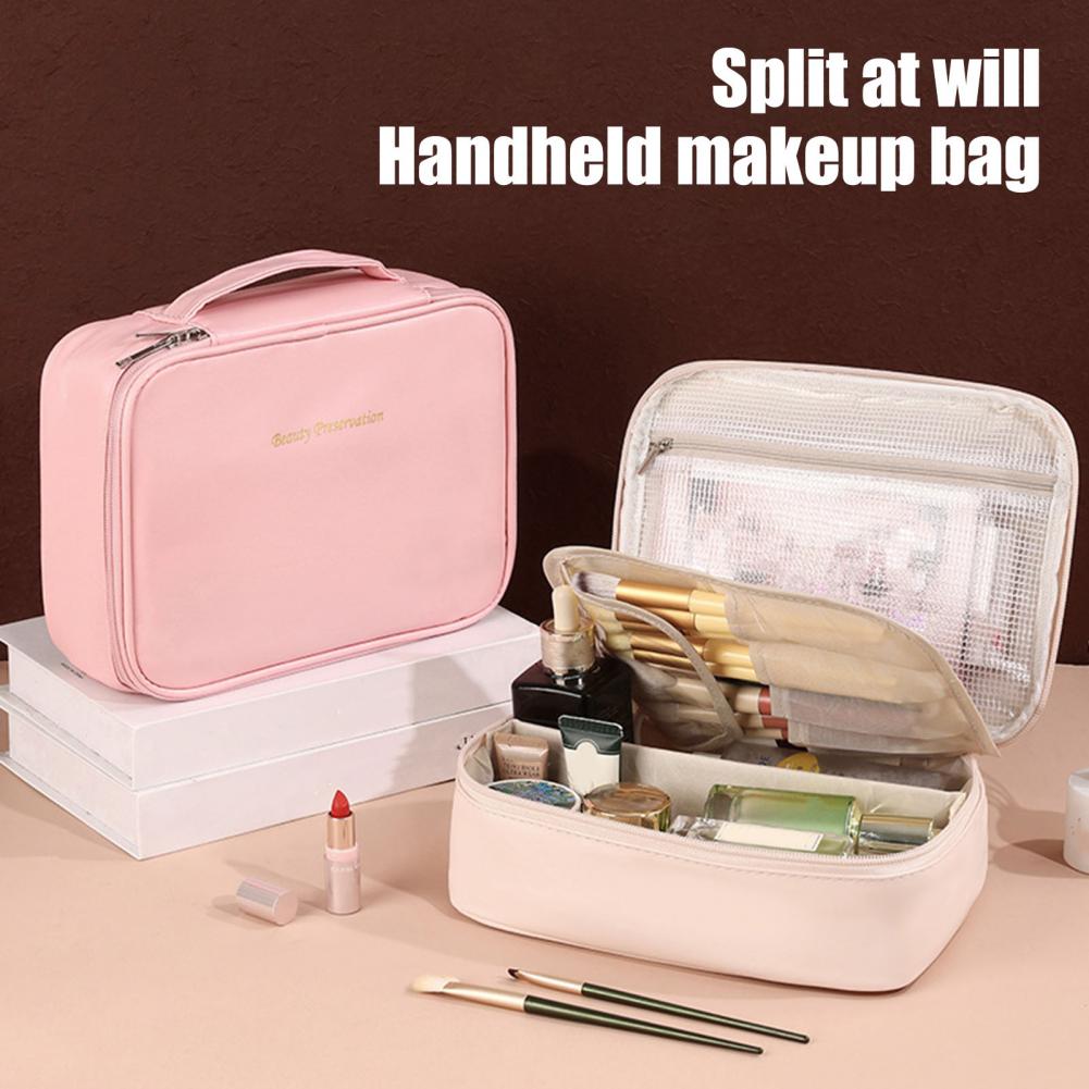 Large Capacity Cosmetic Bag Ma – обзор и цена Top Handle Patent Bag