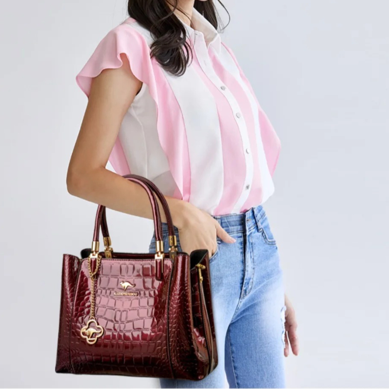 New 2026 Women's Patent Leathe – обзор и цена Top Handle Patent Bag
