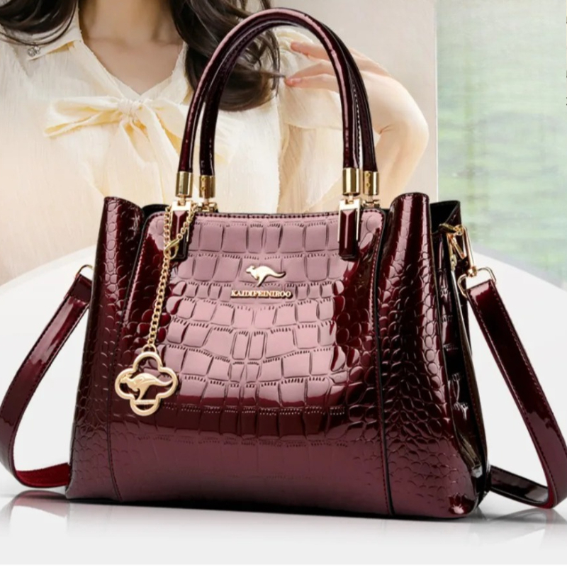 New 2026 Women's Patent Leathe – обзор и цена Top Handle Patent Bag