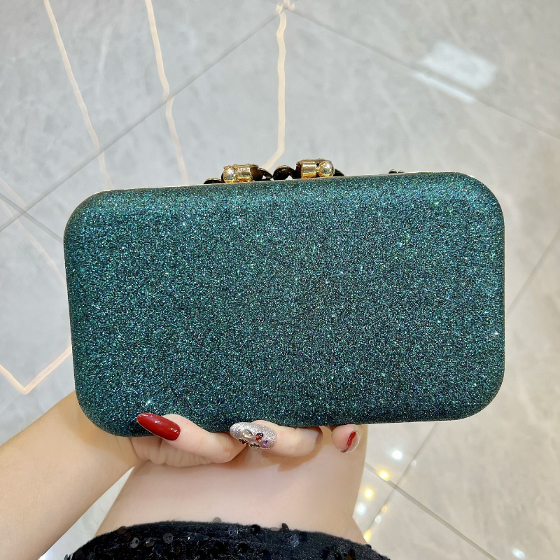 Fashion Diamond-Encrusted Clut – обзор и цена Luxury Bags Green