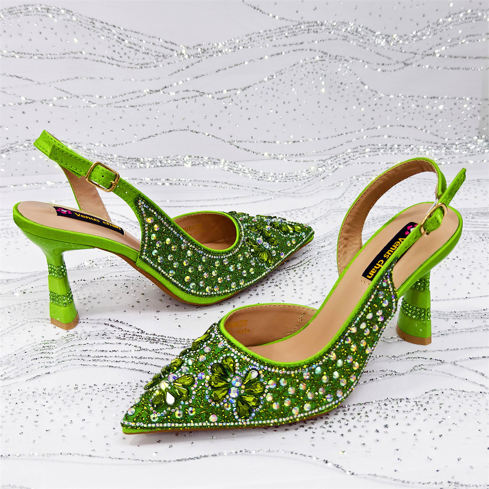 Luxury Green Rhinestone Party  – обзор и цена Luxury Bags Green