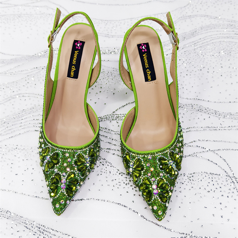 Luxury Green Rhinestone Party  – обзор и цена Luxury Bags Green