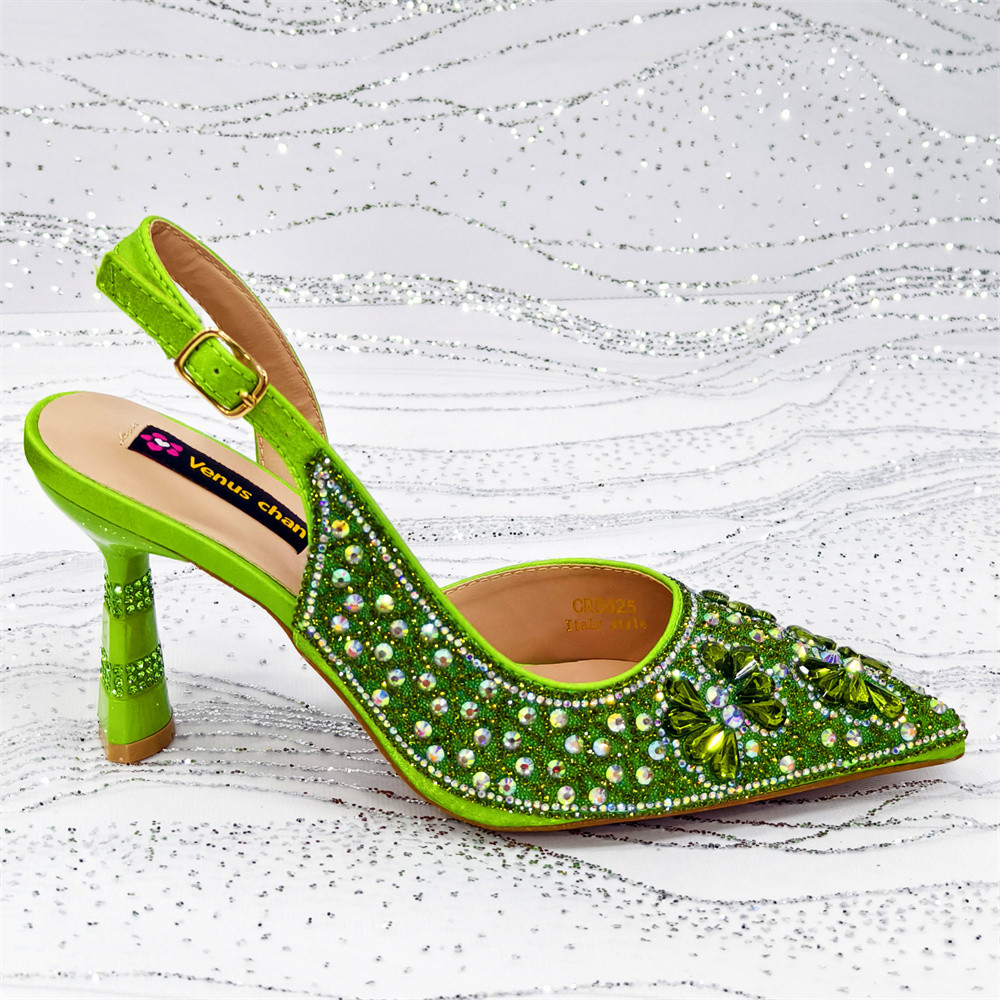 Luxury Green Rhinestone Party  – обзор и цена Luxury Bags Green