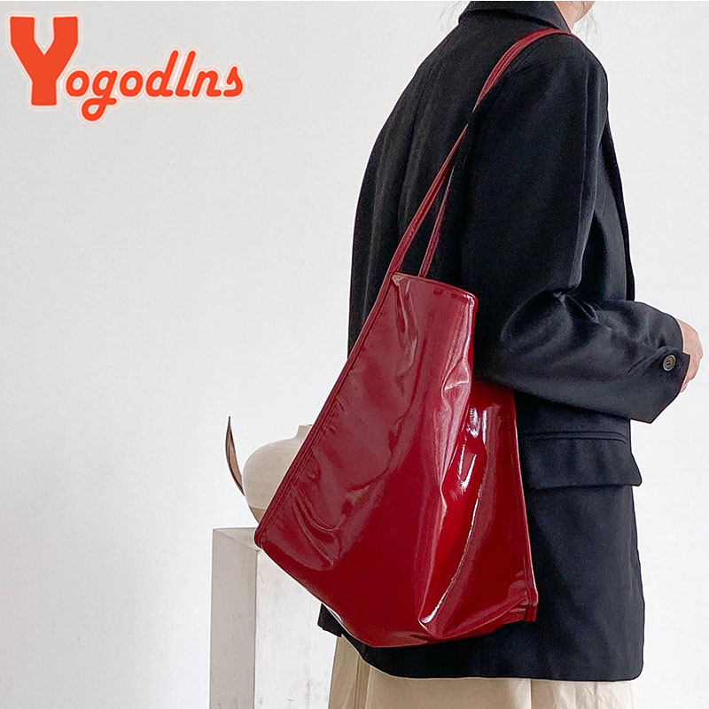 Yogodlns Luxury Patent Leather – обзор и цена Top Handle Patent Bag